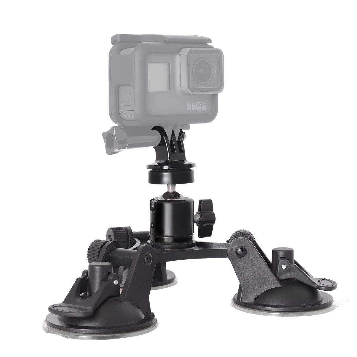 ノーブランド品 　GoPro Hero 用　低角度　カメラ　吸盤マウント　1/4ネジ　ヘッド付き n5ksbvb Amazon | Bestmaple GoPro Hero 用 低角度 カメラ 吸盤マウント
